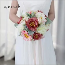 Букет невесты Гортензия Свадебный букет s Шелковый свадебный букет Искусственные украшения для дома вечерние цветы SPH51