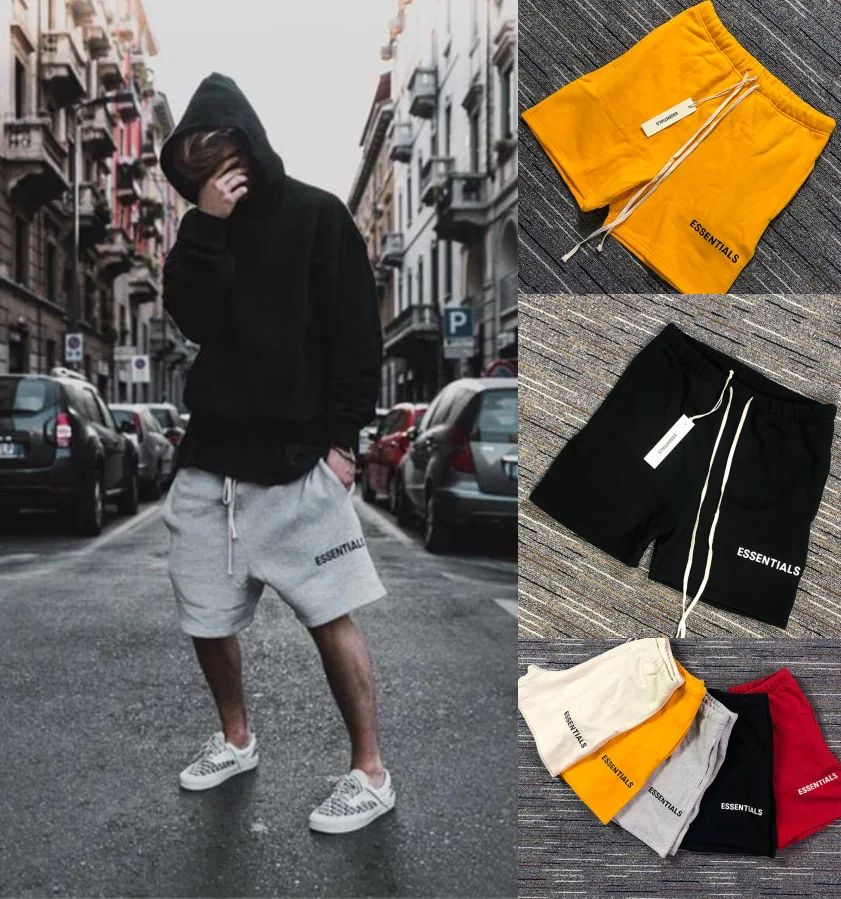 

Fog Wear Of God Shorts High Street Esentials Double Line Men's Fashion Loose Crotch Sports Leisure short men