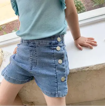 

2020 new girls denim shorts summer fashion girls shorts 2-7 years HV614