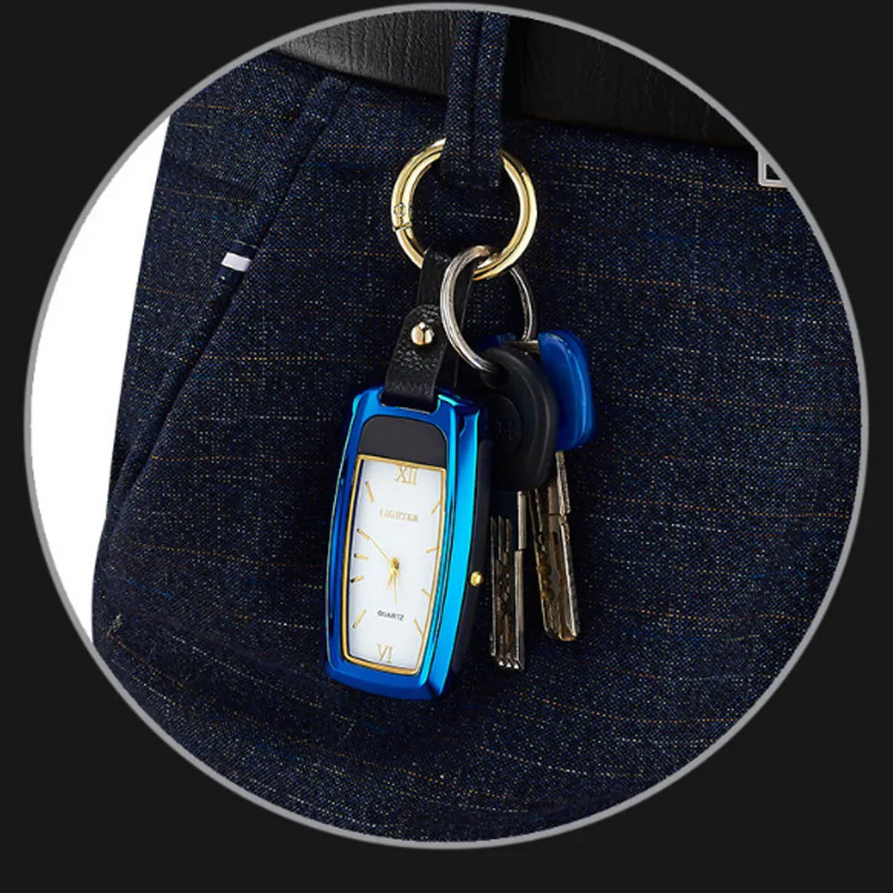 Многофункциональные часы USB прикуриватель фонарик