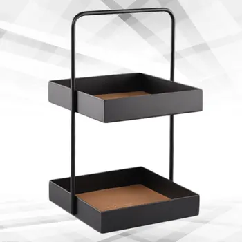 

1 Pc Double Layers Container Desktop Organizer Storage Case for Students