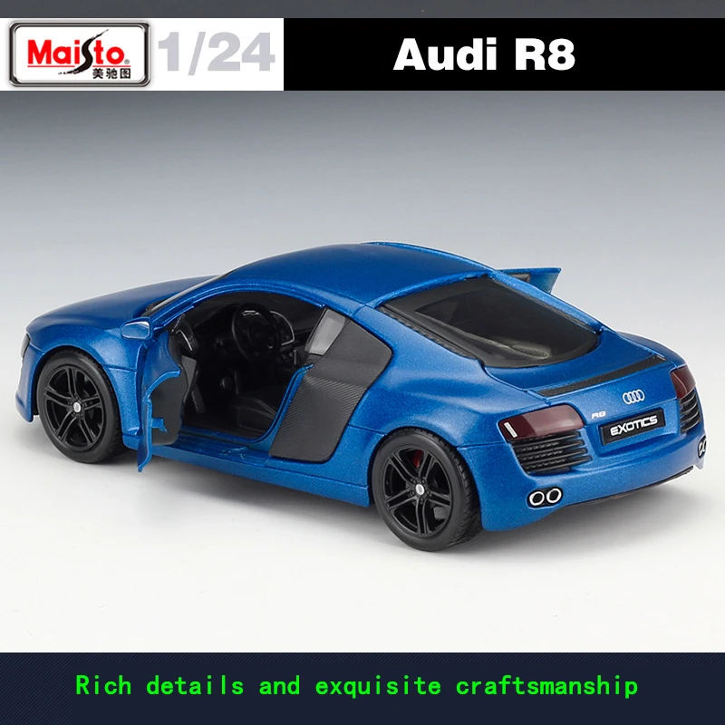 Maisto 1:24 Audi R8 спортивный автомобиль модифицированная версия сплав модель автомобиля ремесла украшение Коллекция игрушек инструменты подарок
