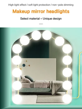 

Led Mirror Light Lamp Pink Hollywood Vanity Mirror Light Dimming Bathroom Vanity Mirror Bulb Usb Powered By Stepless Dimming