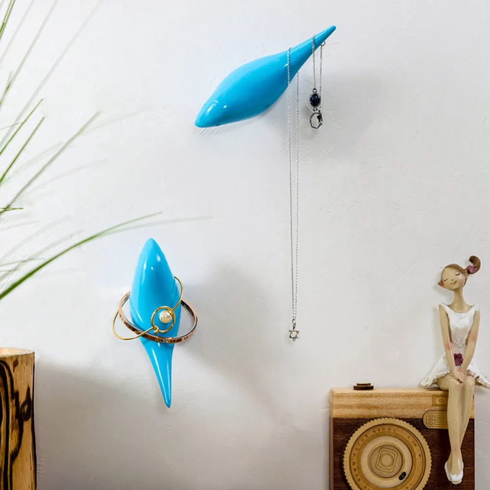 Креативные настенные крючки в форме птицы, украшение для дома, для хранения, из смолы, под дерево, для хранения, для спальни, двери, после пальто, шляпа, вешалка, крючок