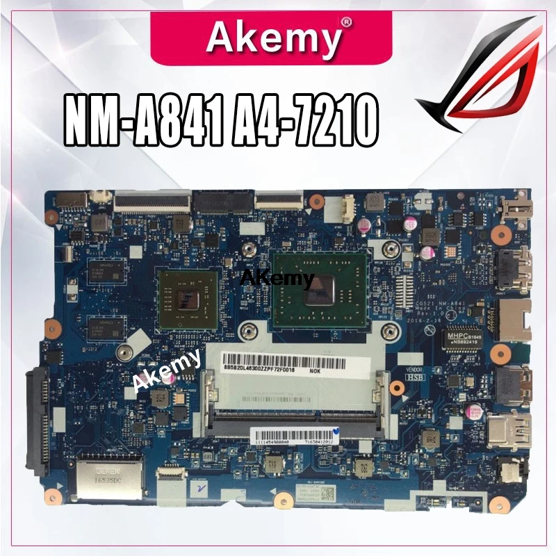 

Lenovo CG521 NM-A841 motherboard for 110-15ACL notebook motherboard with AMD A4-7210 FRU 5B20L46292 100% tested