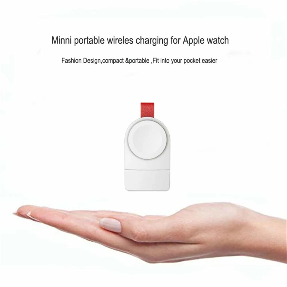 White Новое беспроводное зарядное устройство для Apple Watch Series 2 3 Watch зарядный кабель Беспроводное зарядное устройство для IWatch 1 2 3 4 переходник для портов - Цвет: White
