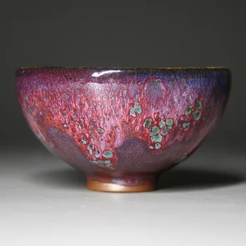 

Hua Jiang Zuo Cang [boutique grade] Xin Guozheng [chicken heart cup] ShenHou Yuzhou Jun porcelain tea cup tea ceremony