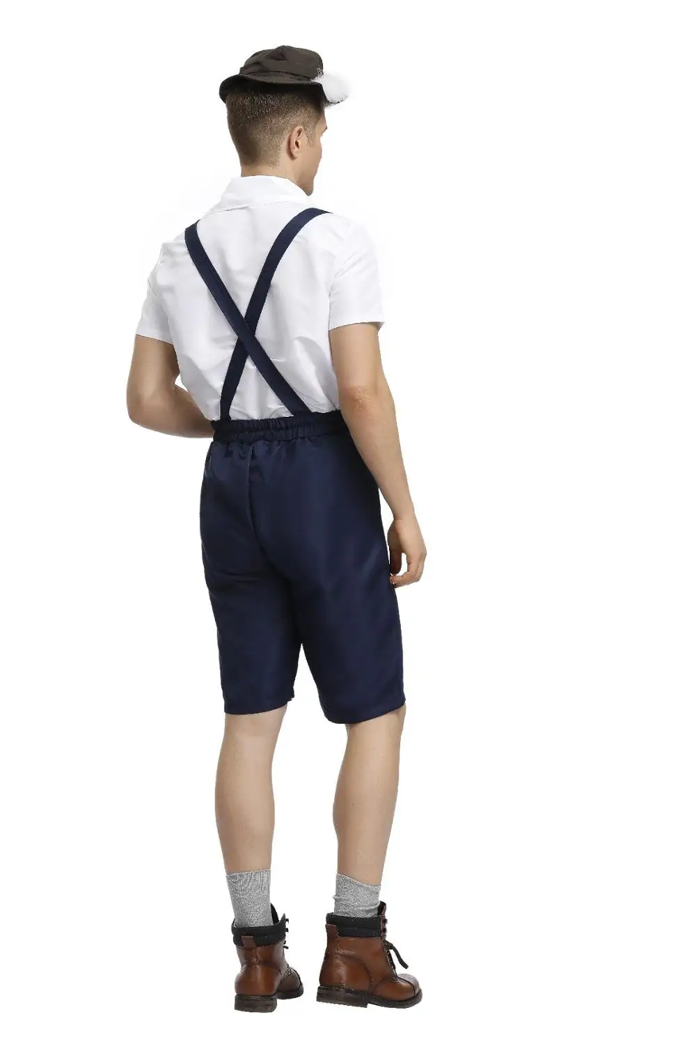 Мужской модный немецкий костюм на Октоберфест Lederhosen традиционный баварский