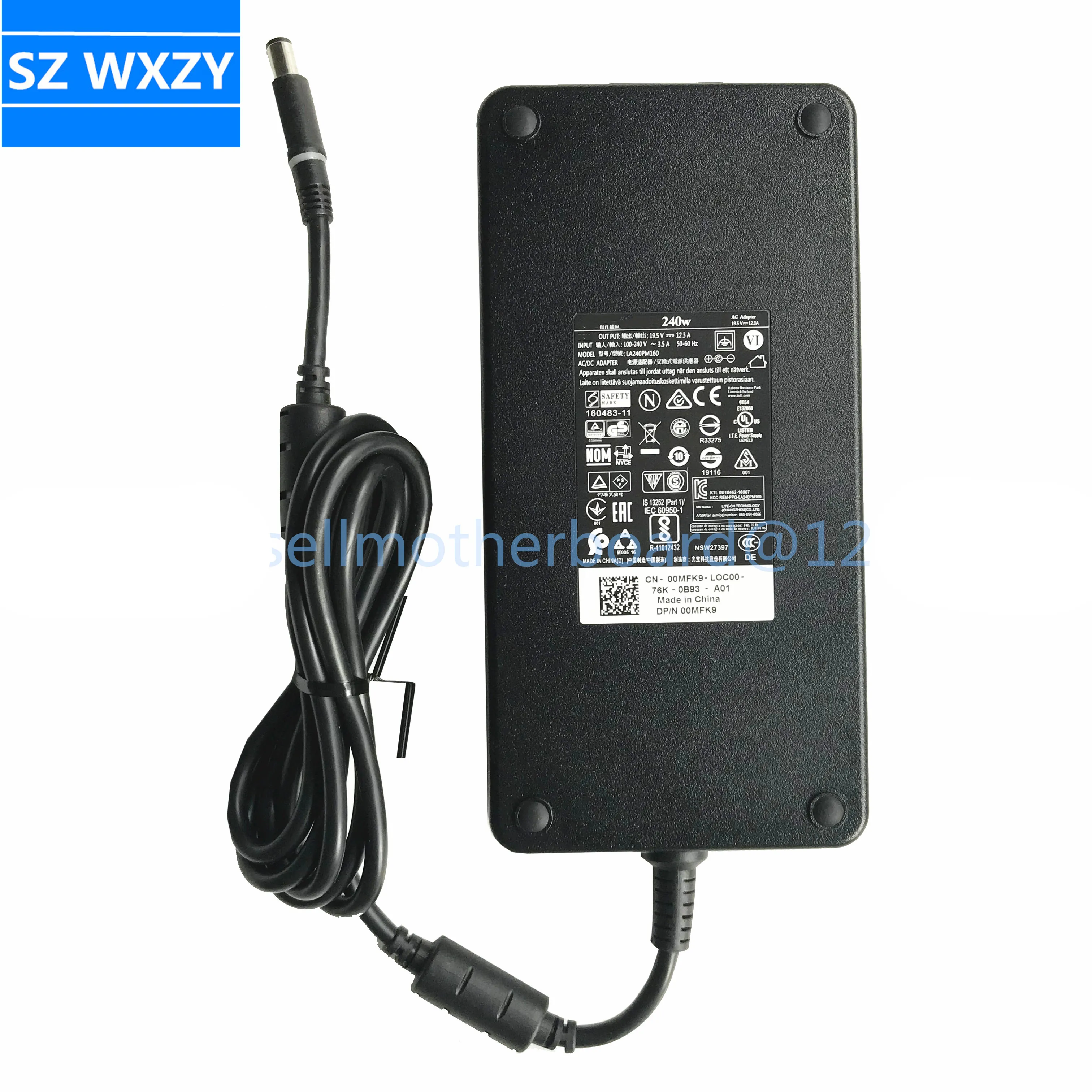 Оригинальное зарядное устройство 240 Вт AC DC для Dell Alienware M17X R2 R3 M6600 M6700 0MFK9 00MFK9 LA240PM160 19