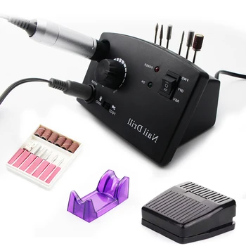 

3 Color Nail Drill Machine 35000RPM for Electric Manicure Drill Machine& Accessory With Milling Cutter Electric Nail File