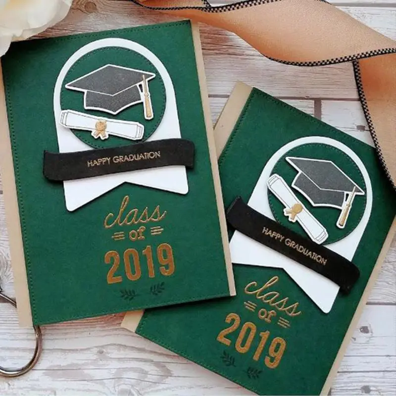 

Graduation Cap Metal Cutting Dies Stencils for DIY Scrapbooking Album Paper Card Crafts Embossing #912