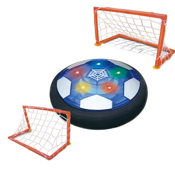 

Super sell-Kids Toys Air Power Soccer Disc Rechargeable Floating Soccer Ball with Led Light for Boys Girls Toddler Indoor