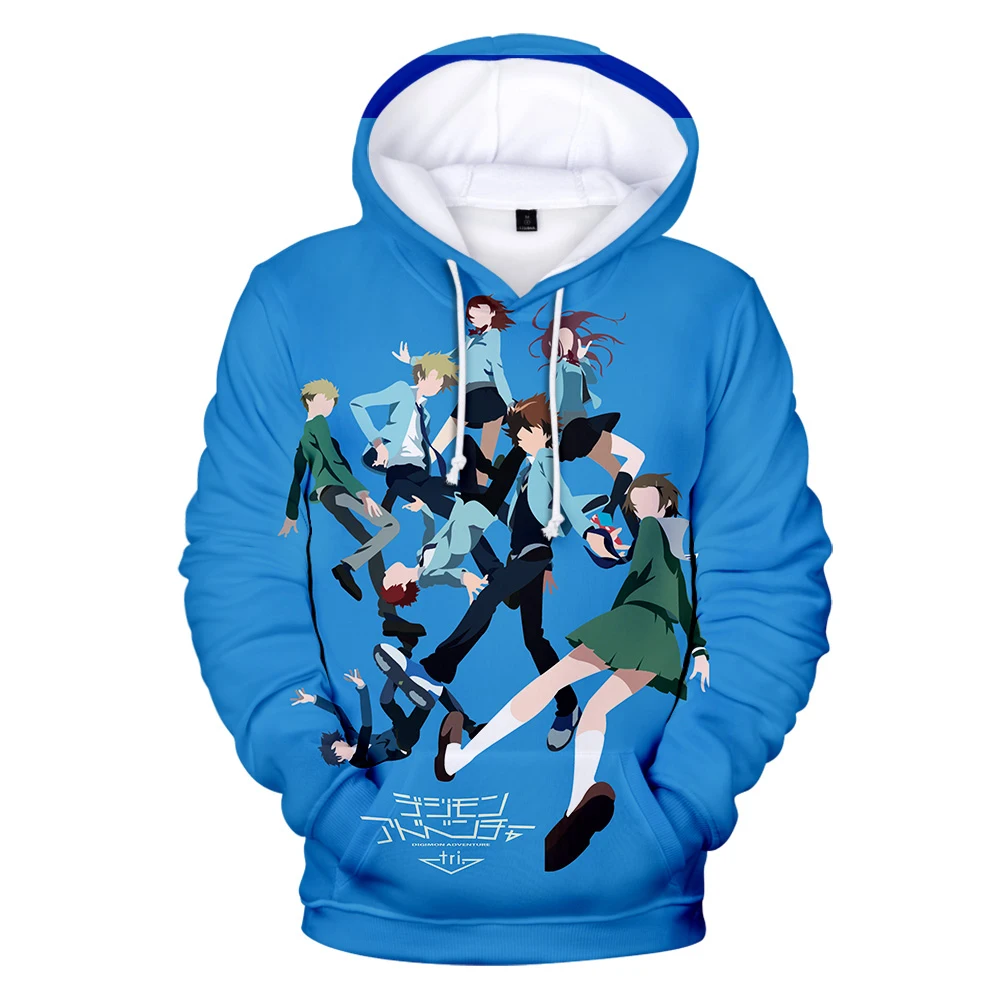 Anime Digimon Adventure Wargreymon 3D Felpe Con Cappuccio Felpe Uomo/Donna Casual Manica Lunga Autunno Inverno Digimon Adventure Pullover
