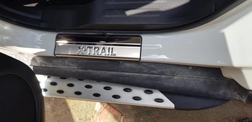 Автомобильный Стайлинг для Nissan X-Trail T32 из нержавеющей педали для порога Крышка Дверные пороги протектор Защитные наличники авто-аксессуары наклейка