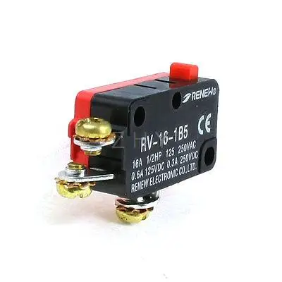 Red Push Button Momentary SPDT 1NO 1NC Miniature Micro Switch