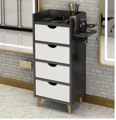 Barbershop cabinet Hair salon tool cabinet beauty salon storage cart tool car storage display