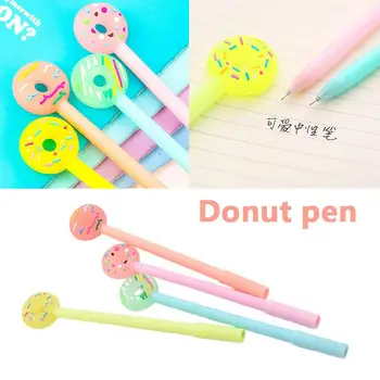 

Lollipops 0.38mm Writing Point Black Ink Pens Roller Ball Pen Gel Pen Bright Donuts Stationery Children Smooth Cute Gift School