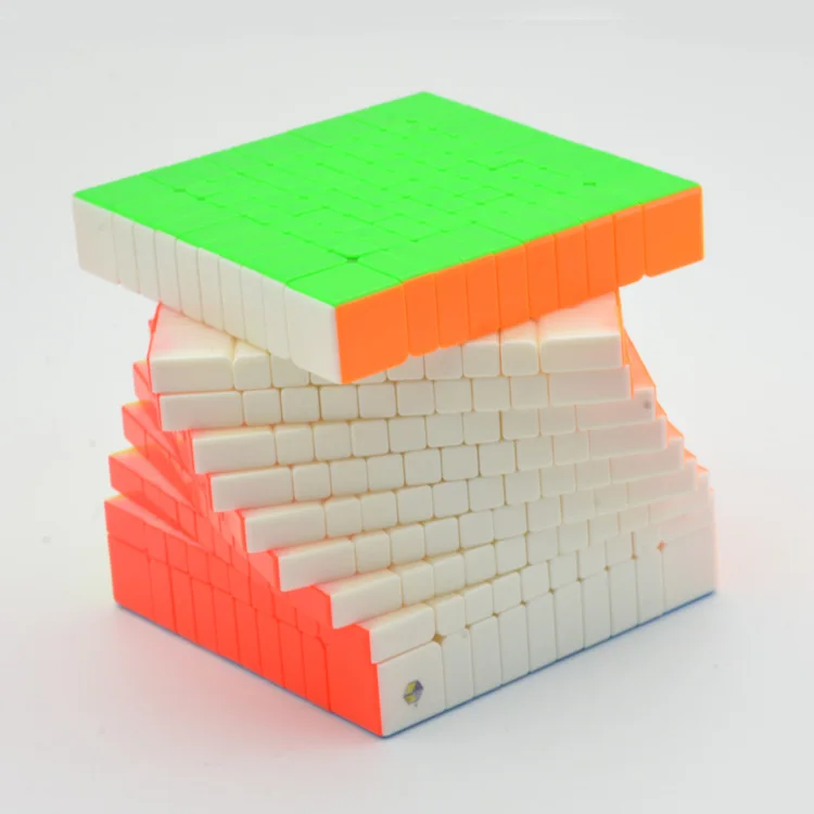 YuXin 10x10 105 мм Профессиональный кубик Magicco скорость Neo куб Cubo Магическая наклейка для взрослых антистресс головоломка подарки игрушки для детей