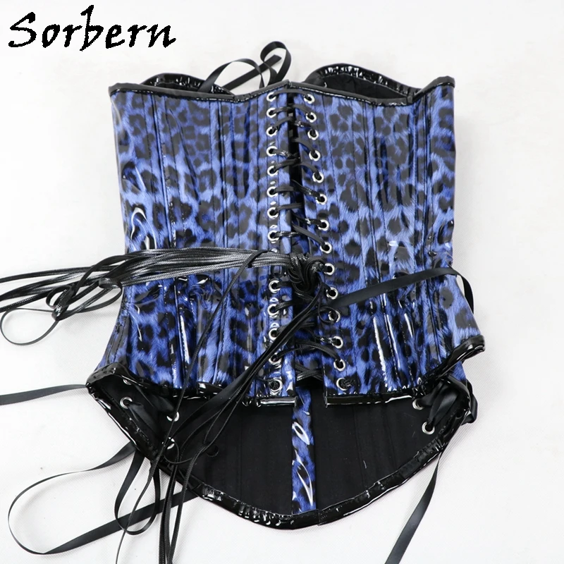 Sorbern Custom Color Corset Women Fetish U-Shaped Cup Support Breast Steel Corset With Corset Lace Up Back Hourglass