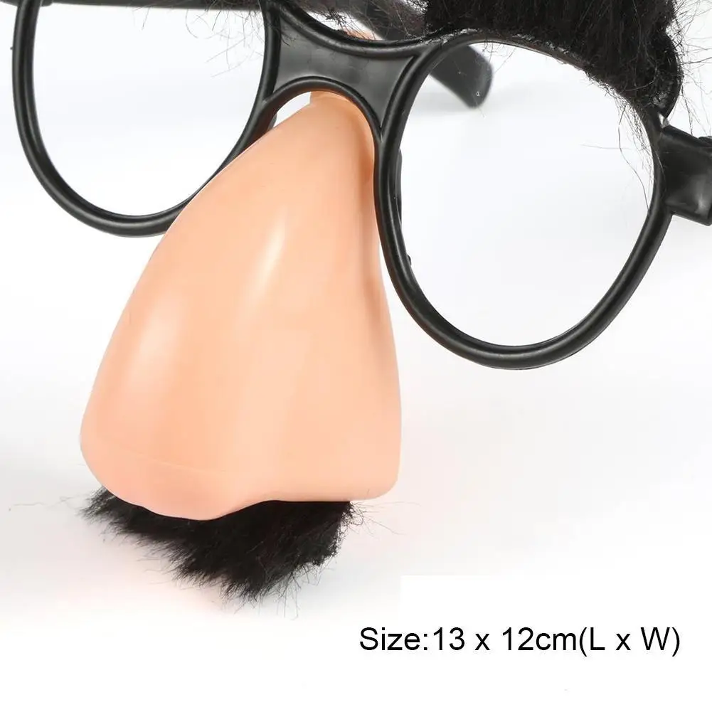 fake mustache glasses