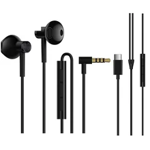 Наушники Xiaomi наушники-вкладыши игровые гарнитуры со встроенным микрофоном 3,5 мм и usb type c проводные наушники для смартфонов