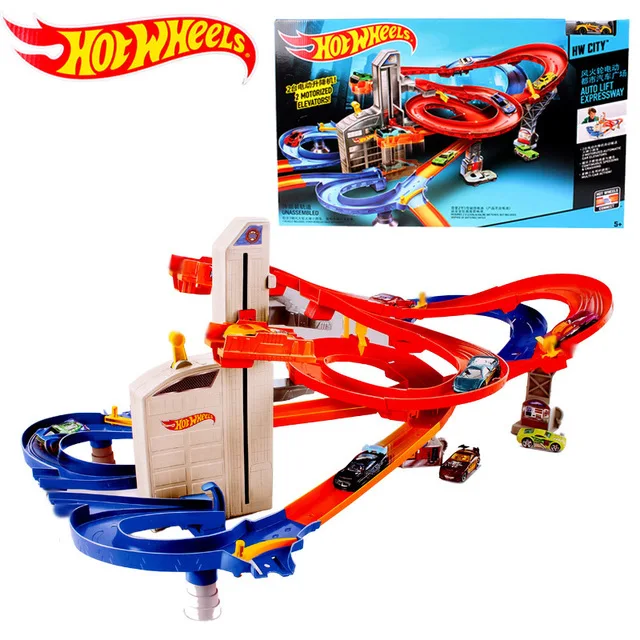 Оригинальные горячие колеса круглый автомобильный трек набор Carro Hotwheels Voiture литой