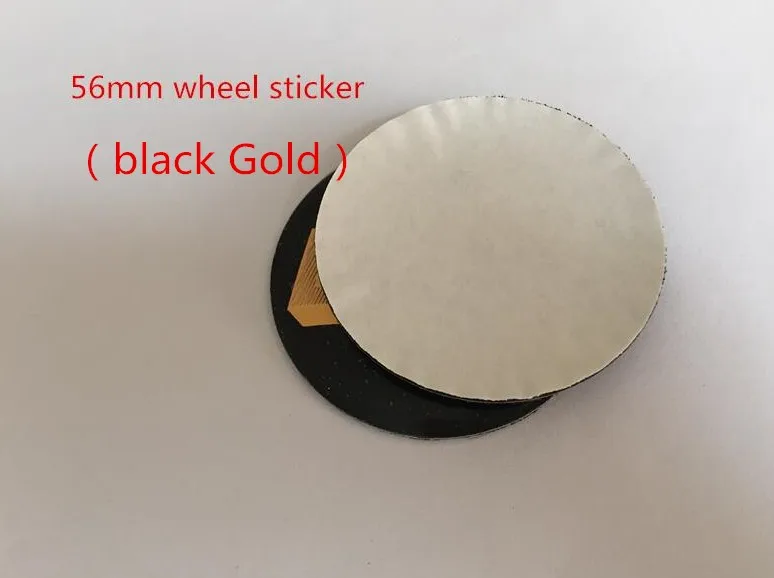 4 шт. 56 мм 60 мм 65 мм 70 мм центральный колпак на колесо автомобиля значок пылезащитные Чехлы эмблема наклейка автомобиль аксессуары для укладки - Название цвета: 56mm black gold
