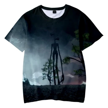 

2020 Urban Legend Close Your Ears Or Face Your Fears Siren Head 3D ChildrenT-shirt Boy/Girl Kids Short Sleeve T Shirt