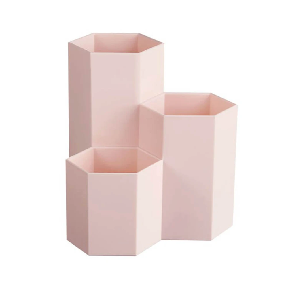 ZZLJ16845 Plastic Makeup Organizer Storage Bucket Box Saving Space Desktop Office Cosmetics Storage Container Sundries Box Home Decor - Цвет: ZZLJ16845