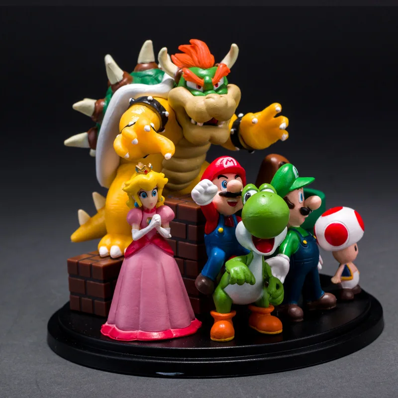 

Anime Garage Kit Super Mario Game Super Mario Bros Scene Decoration