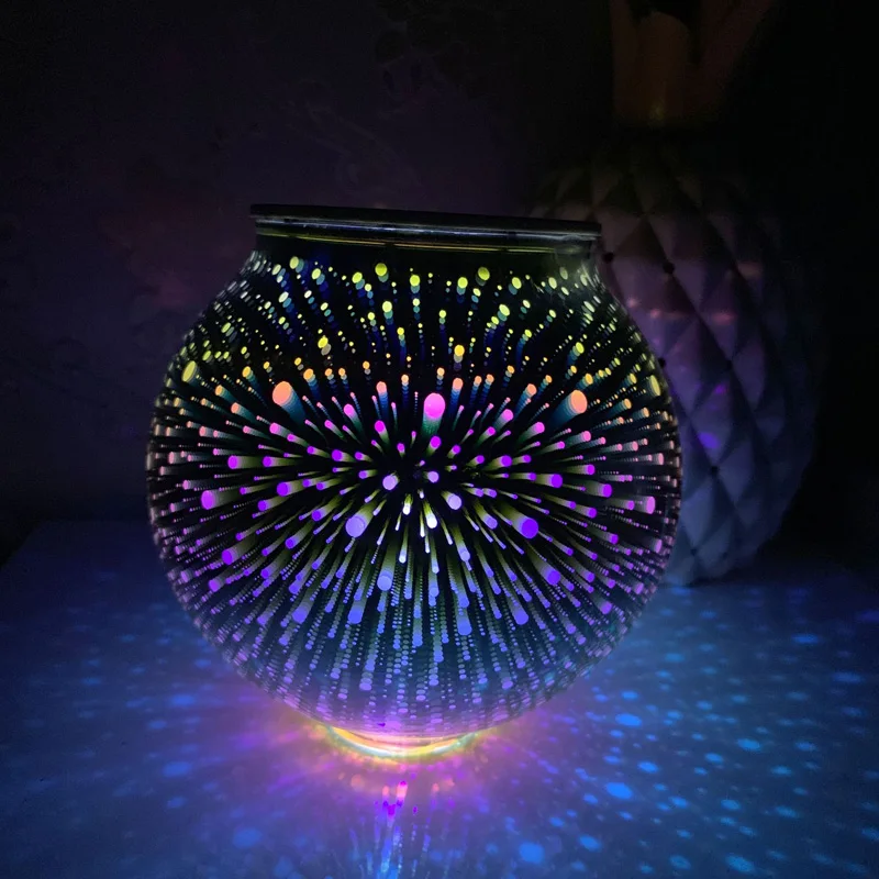 Светодиодный светильник на солнечной батарее 3D стеклянный - Цена: 962,56 руб.