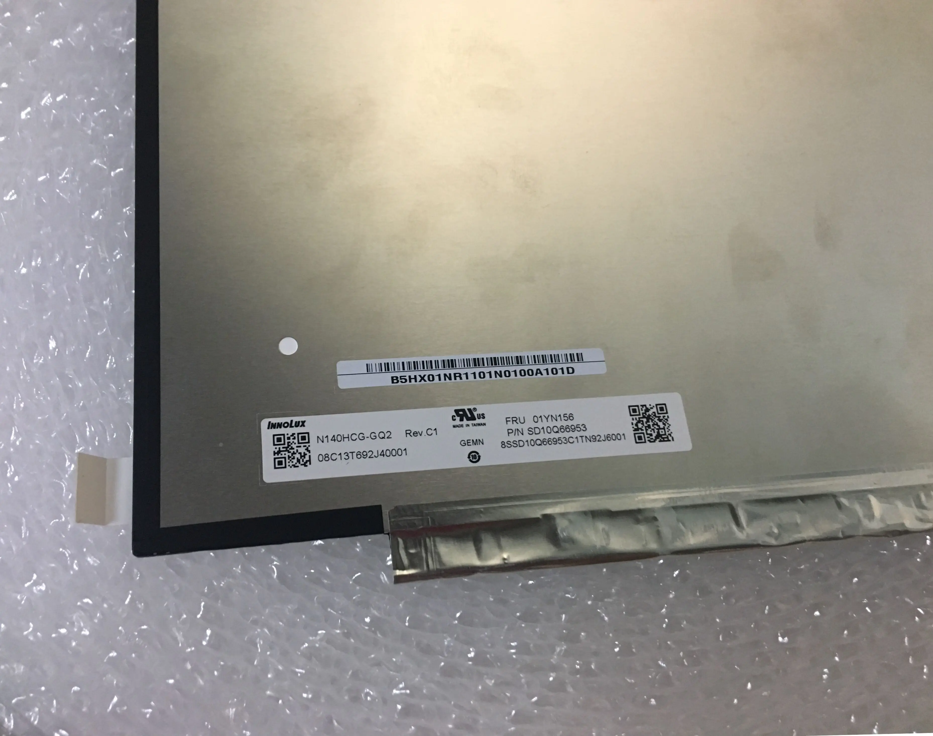 Painel de Tela Original Novo Extactly Modelo N140hcg-gq2 Ips Fhd 72% Ntsc 30pin Edp Portátil Matriz Matte Substituição Lcd Led 14.0 - Imagem 5