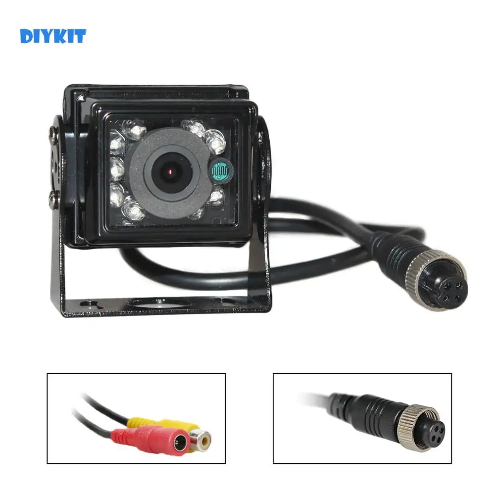 DIYKIT водонепроницаемый резервный RCA / 4PIN CCD Ван автобус грузовой автомобиль камера