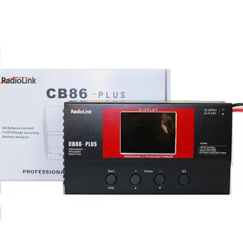 

RadioLink CB86 Plus Balance Charger Neutral Plastic / for RC 8 pcs 2-6S Lipo Battery at one time MODEL BULIDING KITS Black 1pc