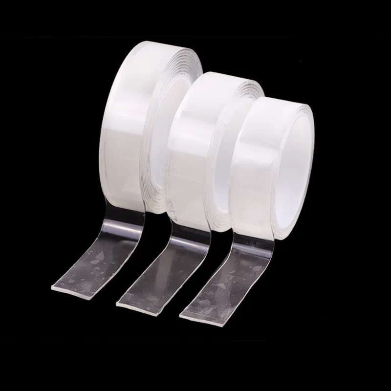 Двусторонняя клейкая лента без следов съемная многоразовая пластина для очистки