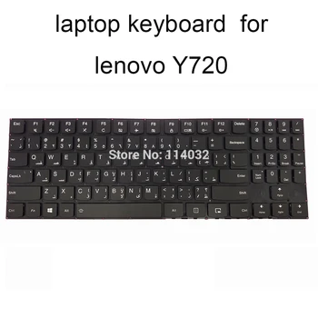 

backlight keyboard for lenovo Y720 Y720-15IKB TYPE 80VR AR Arabic key caps black new keyboards SN20M27309 LCM16F8 PK1312M5B14