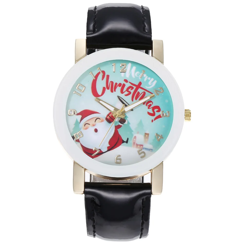 

2019 Christmas Student Quartz Watch Decorative Watch Santa Claus Christmas Gift