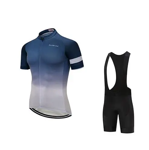 Jersey and Pants Pro велосипедная одежда мужской летний нагрудник короткий комплект дорожный велосипед Джерси MTB велосипедная Одежда Спортивная Команда платье мужской Майо костюм комплект - Цвет: Jersey and Pants