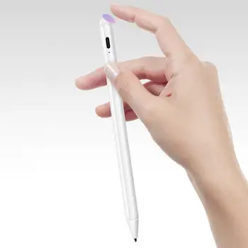 

Portable Rechargeable Long Working Time Aluminium + POM Touch Screen Writing Stylus Pen for Apples iPad 2018 Air 3 Mini 5