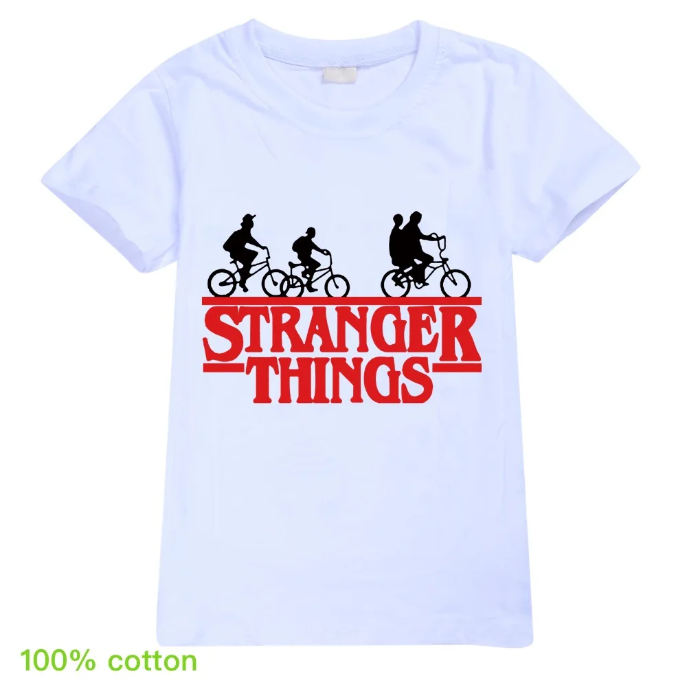 

Children Clothing Tops T-Shirts Stranger Things Cartoon Harajuku T Shirt for Teenage Girls Kpop Boys Korean Hip Hop Kawaii