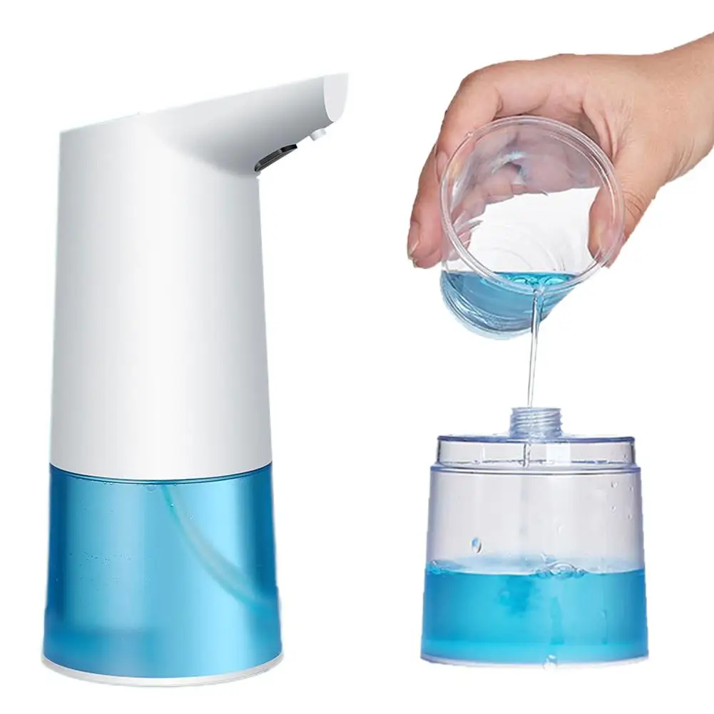 

Newest 350ml Infrared Sensing Automatic Portable Foam Soap Dispenser For Bathroom Kitchen Balcony No Noise Low Power Dispenser
