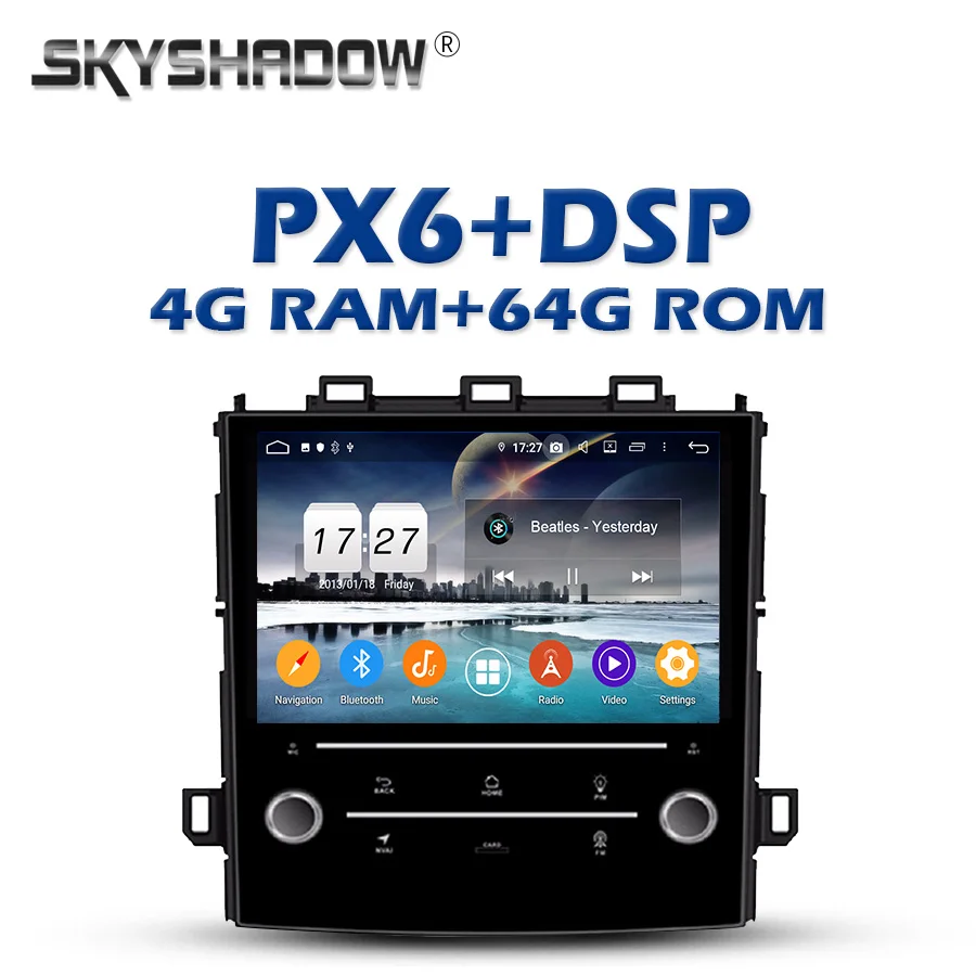 PX6 автомобильный dvd-плеер DSP Android 9,0 4 Гб ОЗУ+ 64 Гб ПЗУ " ips gps карта RDS радио Wifi LTE Bluetooth 4,2 для Subaru Impreza XV