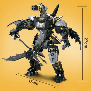 

Batman Hellbat Movie The Batman Armor Foundation Base Building Blocks Toys For Children Figure Super Heroes Model 7143 set