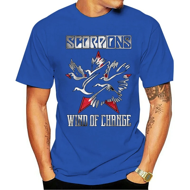 

T SHIRT OFFICIAL T SHIRT SCORPION WIND OF CHANGE BLACK HEAVY METAL IN SM 5XL