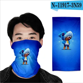 

3d Print Kids Leon Accessories scalf Boy Girl 3D Print Casual Shirt 2020 New Anime Carton Star scalf
