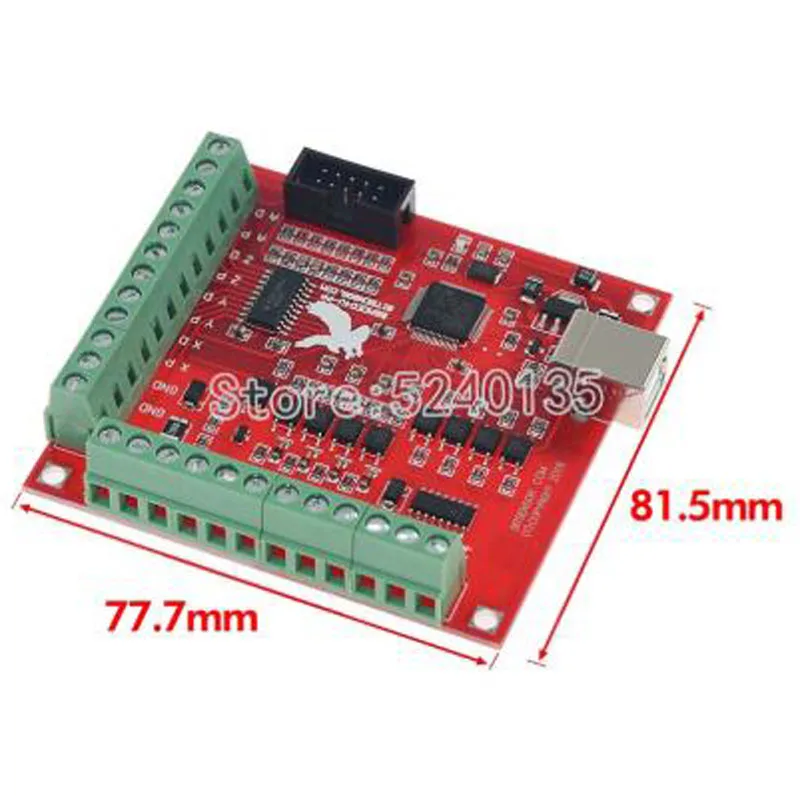 ЧПУ USB MACH3 100 кГц коммутационная плата 4 оси интерфейсный драйвер контроллер