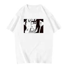 T Shirt homme, Streetwear, décontracté, Cool, Hip Hop, à la mode, avec dessin animé japonais Sasuke, 2022