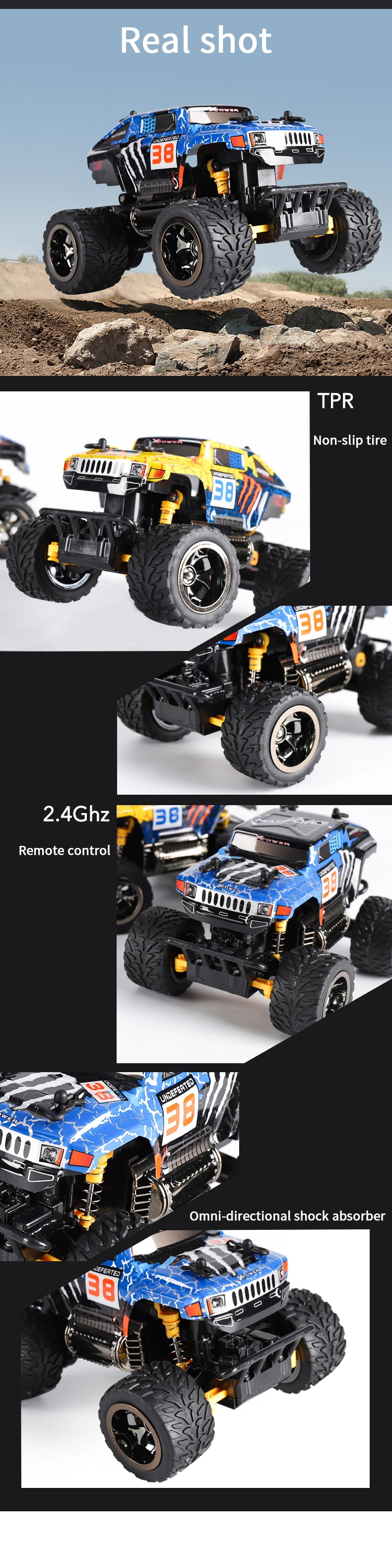 Радиоуправляемая машина 2,4 Ghz 1:28 Игрушечная машина с дистанционным управлением для столкновения высокая скорость дрейф внедорожный грузовик игрушка для детей