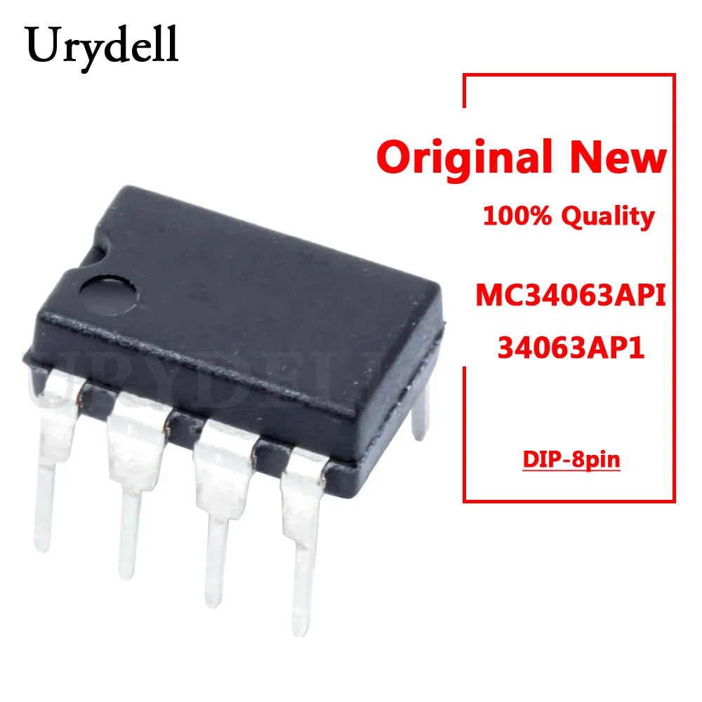 10pcs MC34063API 34063AP1 SMPS Controller DIP-8pin | Электронные компоненты и принадлежности