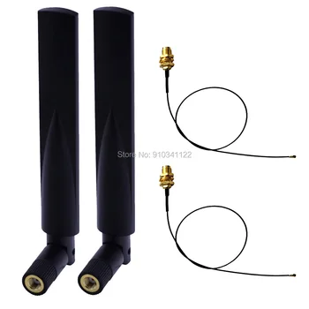 

8dBi RP-SMA Jack Male 2.4GHz 5GHz 5.8GHz Dual Band Wireless WiFi Router Antenna